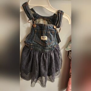 🍉OshKosh B'gosh Denim and Tulle Dress
